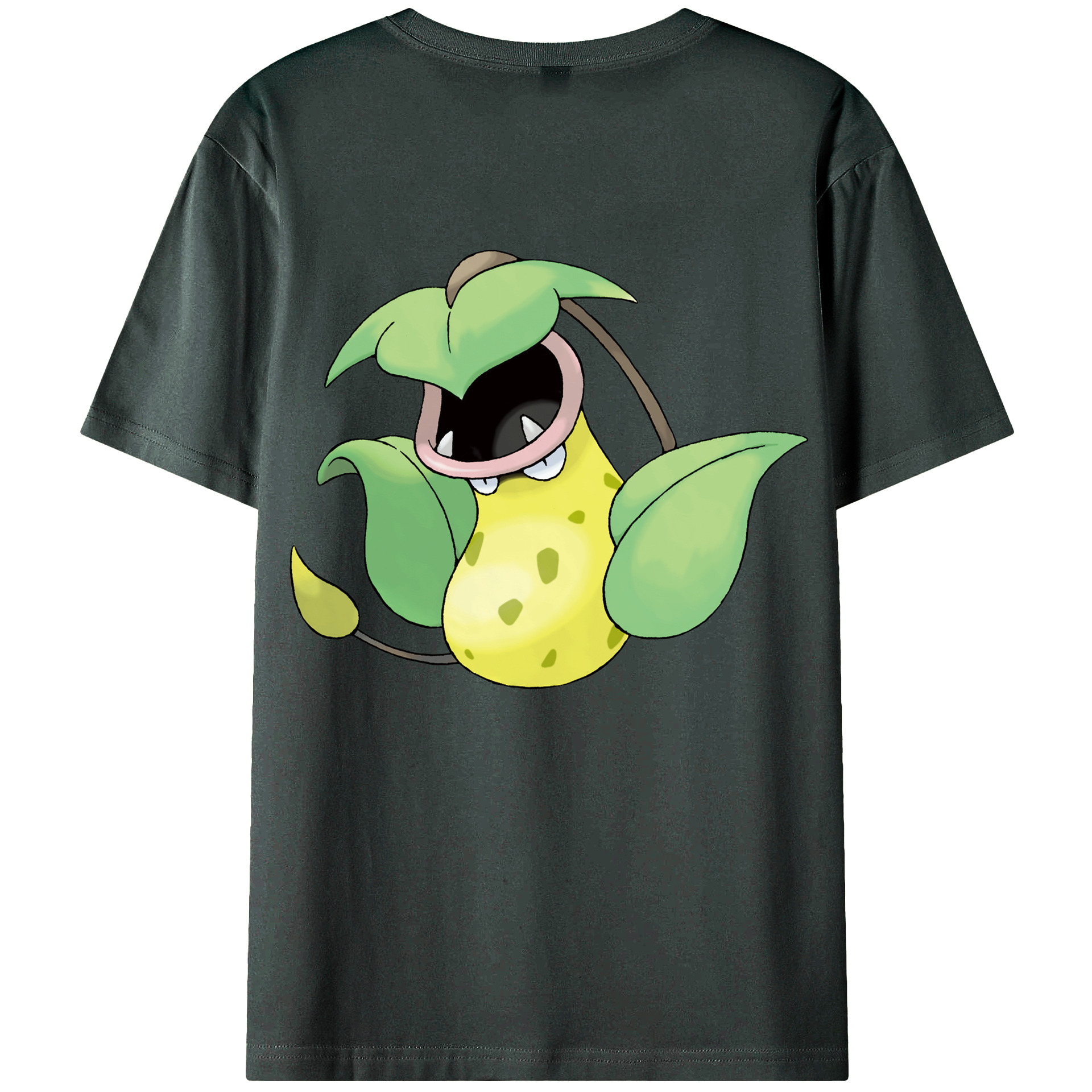 （画像用） ポケットモンスター Pokémon 綿100％ メンズ半袖Tシャツ（バックプリント） 通気性